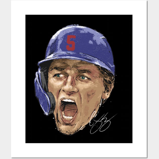 Corey Seager Texas Scream Wall Art by Jesse Gorrell